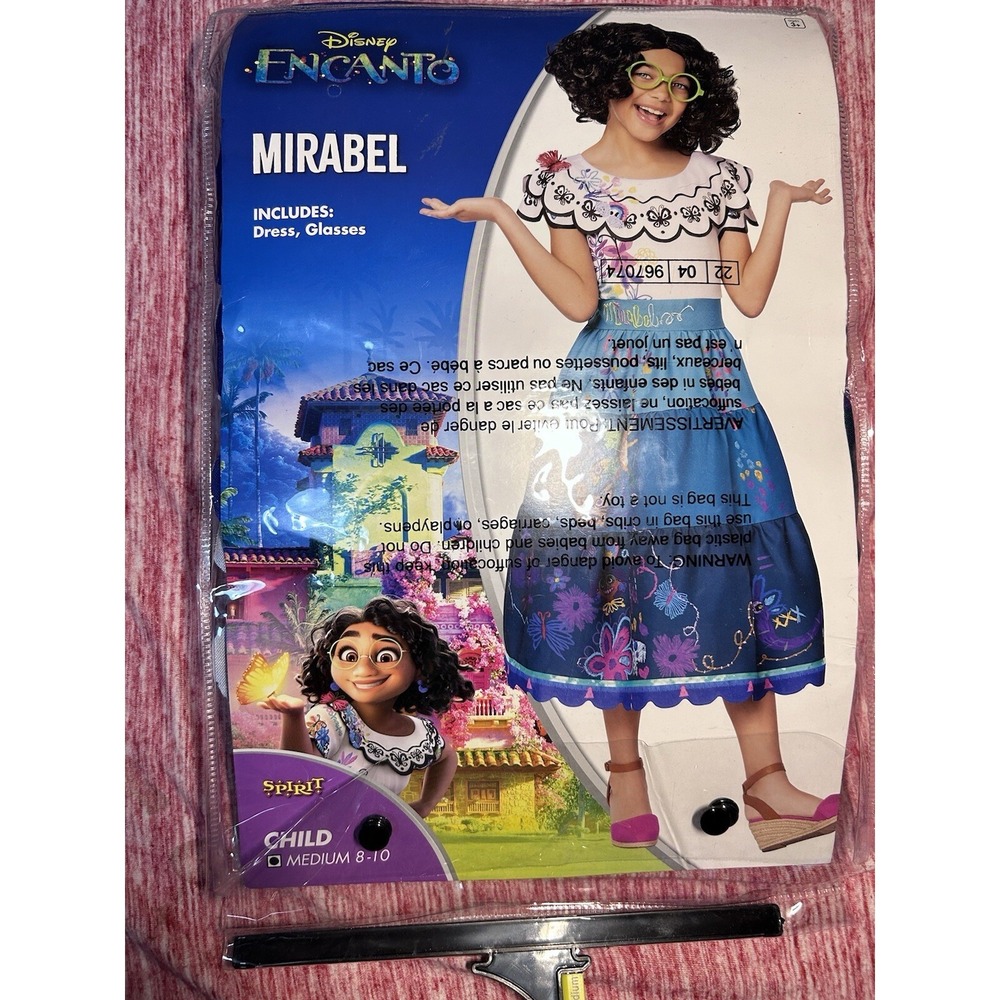 Spirit Of Halloween Disney‎ Encanto Mirabel Costume Dress Child Md (8-10)